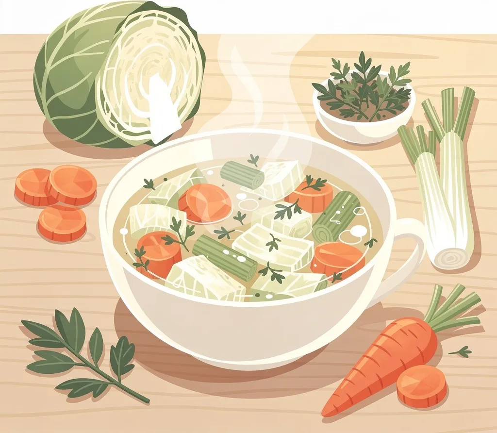 Soupe au chou régime : recette de base + 3 variantes testées